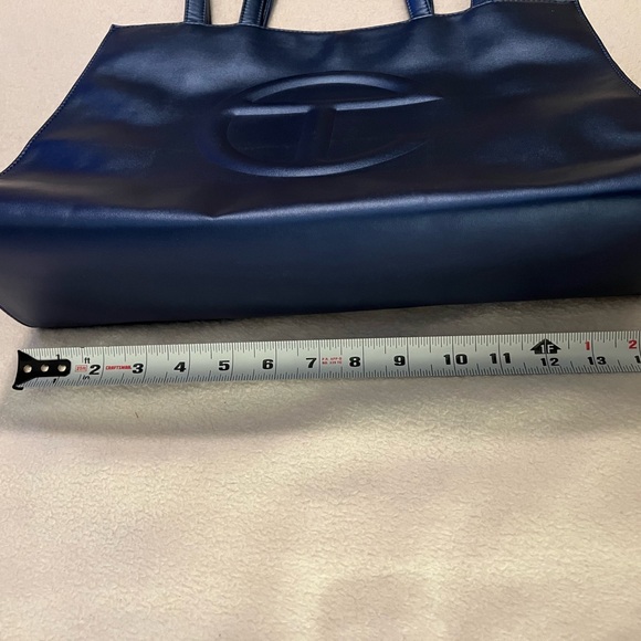 Telfar Metallic Cobalt Blue Medium Shopper, great condition! - Picture 6 of 16